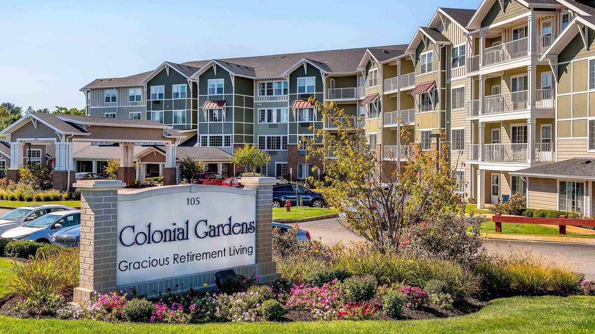 The gardens at Colonial Gardens